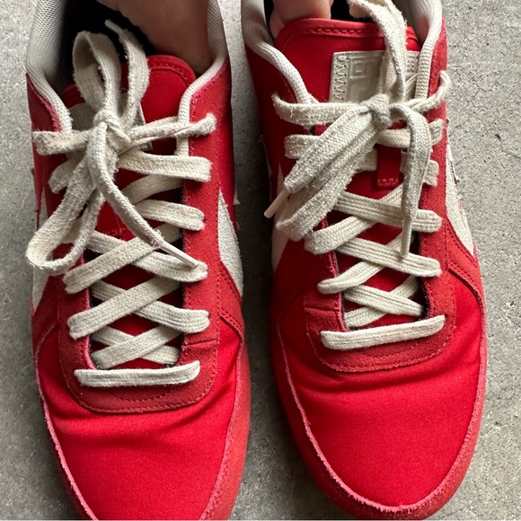 CONVERSE rare red retro lace up sneaker mens 10 - Picture 6 of 12